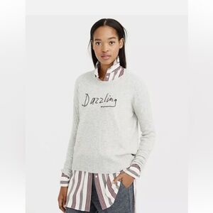 J Crew HUGO GUINNESS Dazzling wool Sweater gray size XS